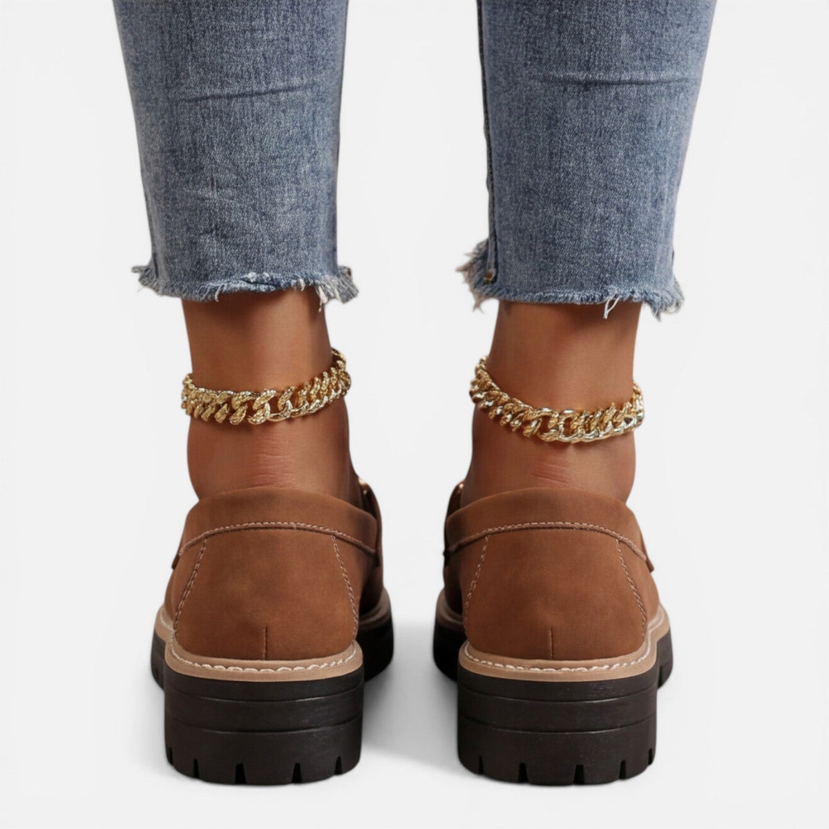 Priscille | Mocassins Semelle Épaisse Femme