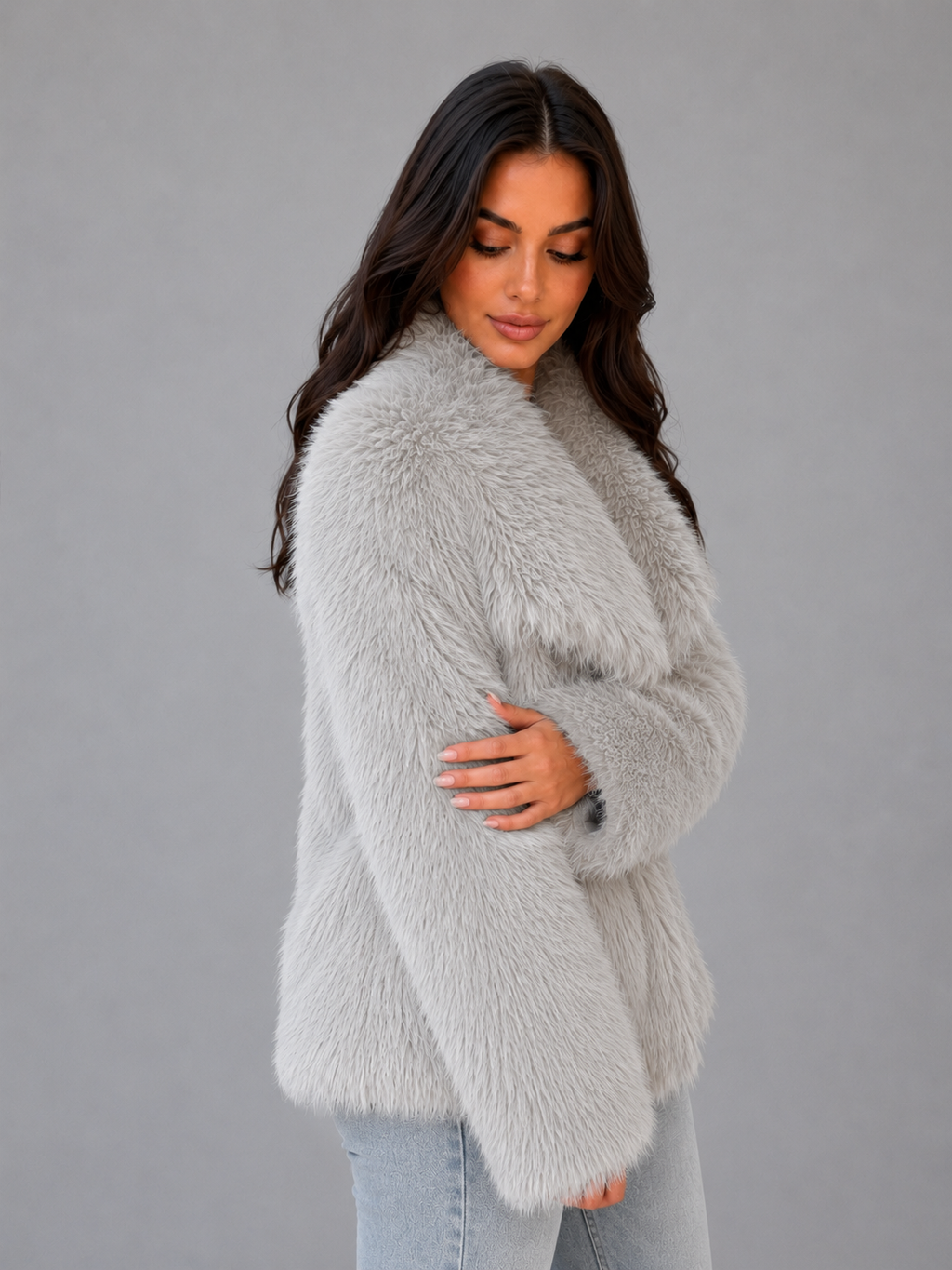 Corinne | Veste Fausse Fourrure Femme