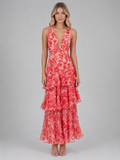 Flavie | Robe Maxi Fleurie Volantée