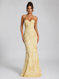 Fleur | Robe Maxi Corset Fleurie