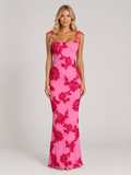 Cléo | Robe Maxi Brodée Fleurie