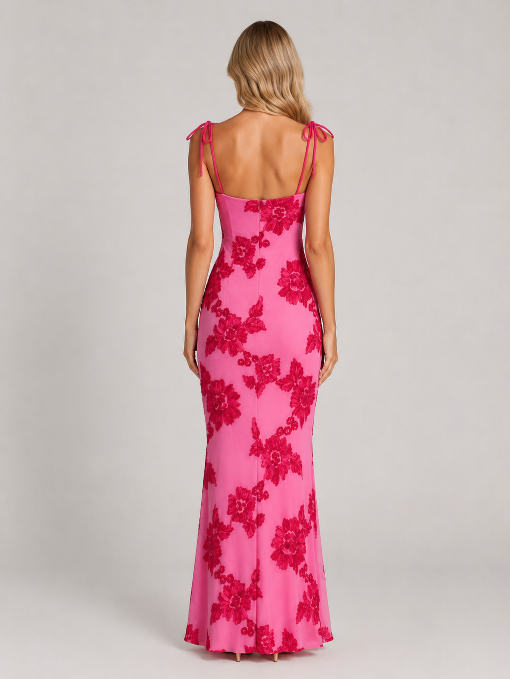 Cléo | Robe Maxi Brodée Fleurie