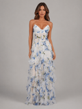 Desiree | Robe Maxi Volants Fleurie Femme