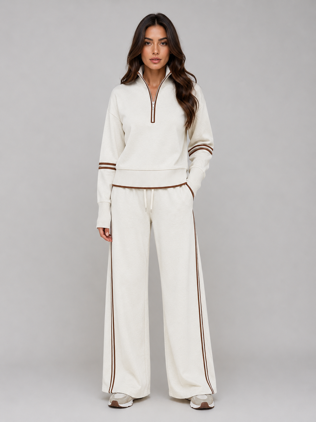 Toinette | Ensemble Loungewear Demi-Zip