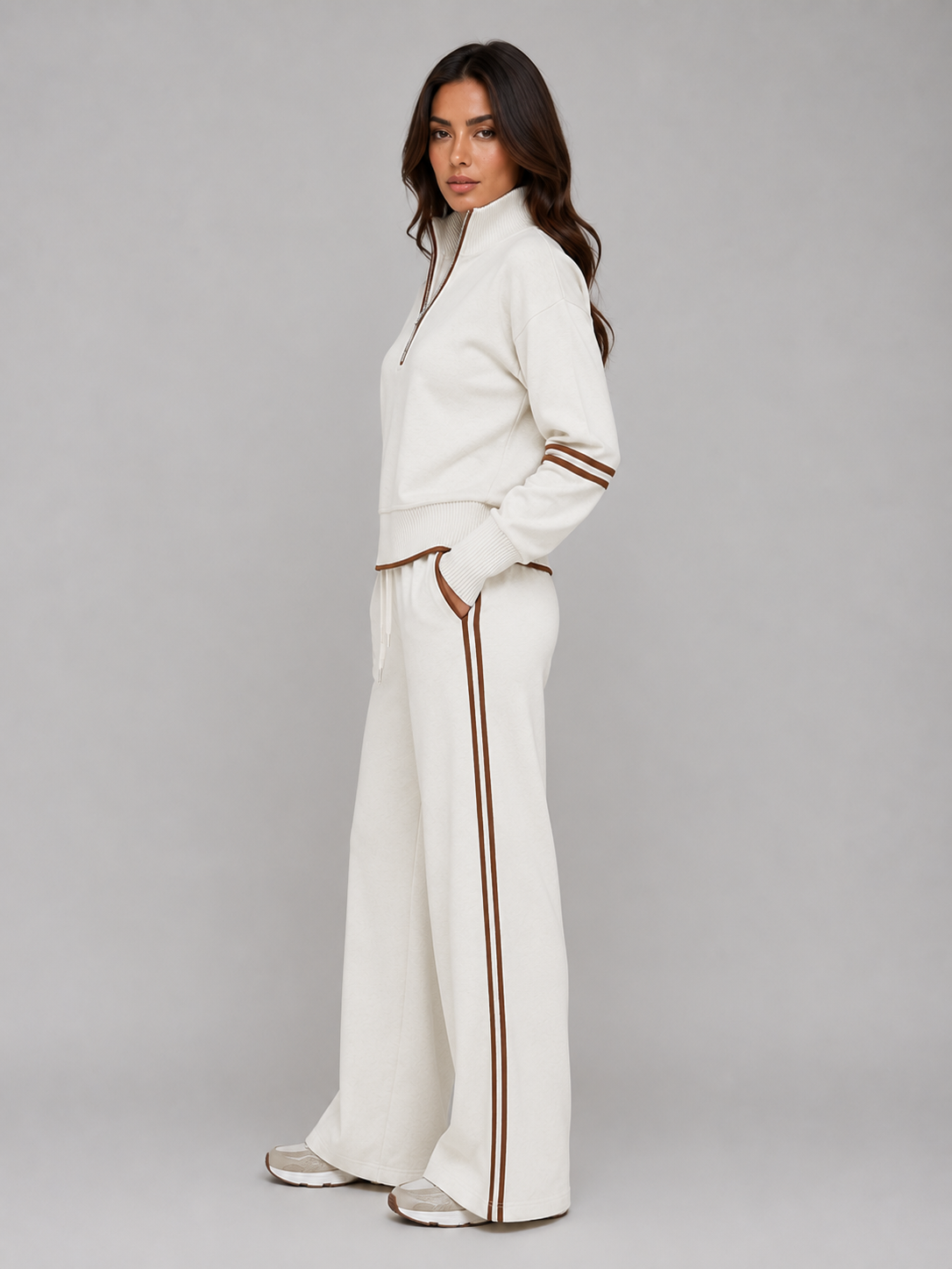 Toinette | Ensemble Loungewear Demi-Zip
