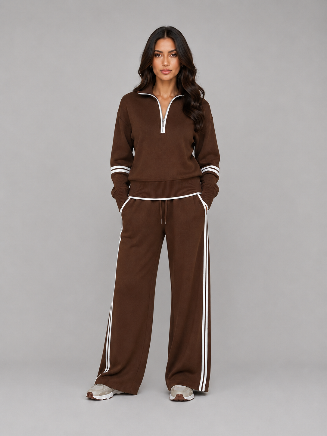 Toinette | Ensemble Loungewear Demi-Zip