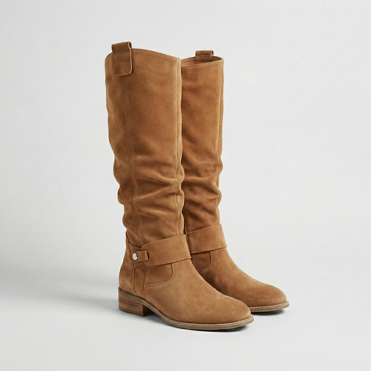 Maëlle | Bottes Souples Effet Suédine Femme