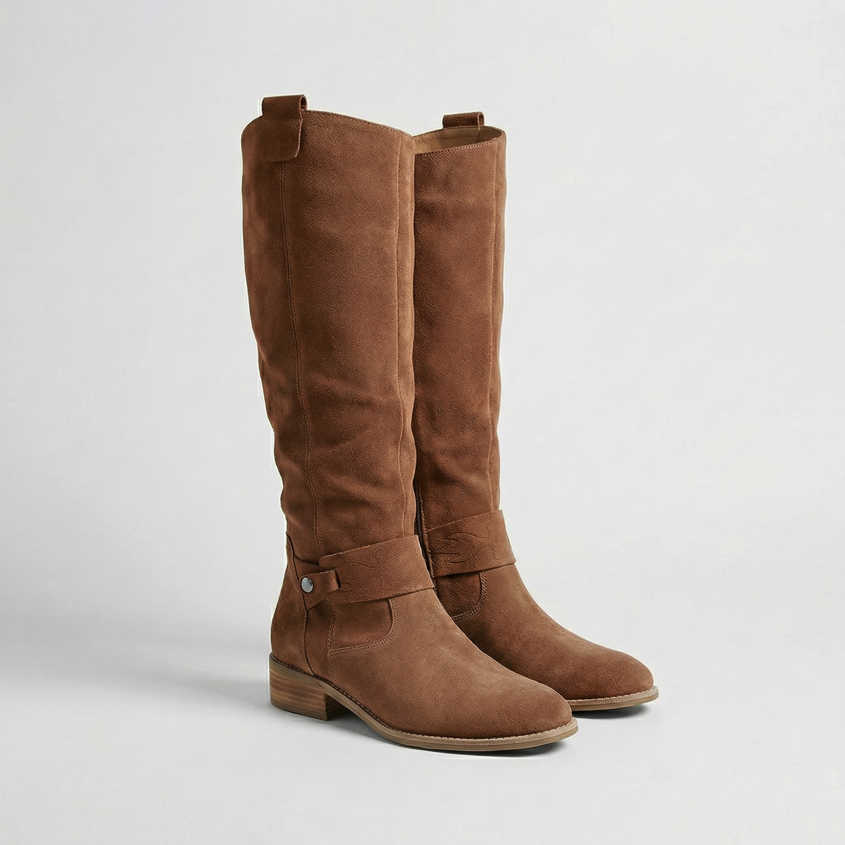 Maëlle | Bottes Souples Effet Suédine Femme