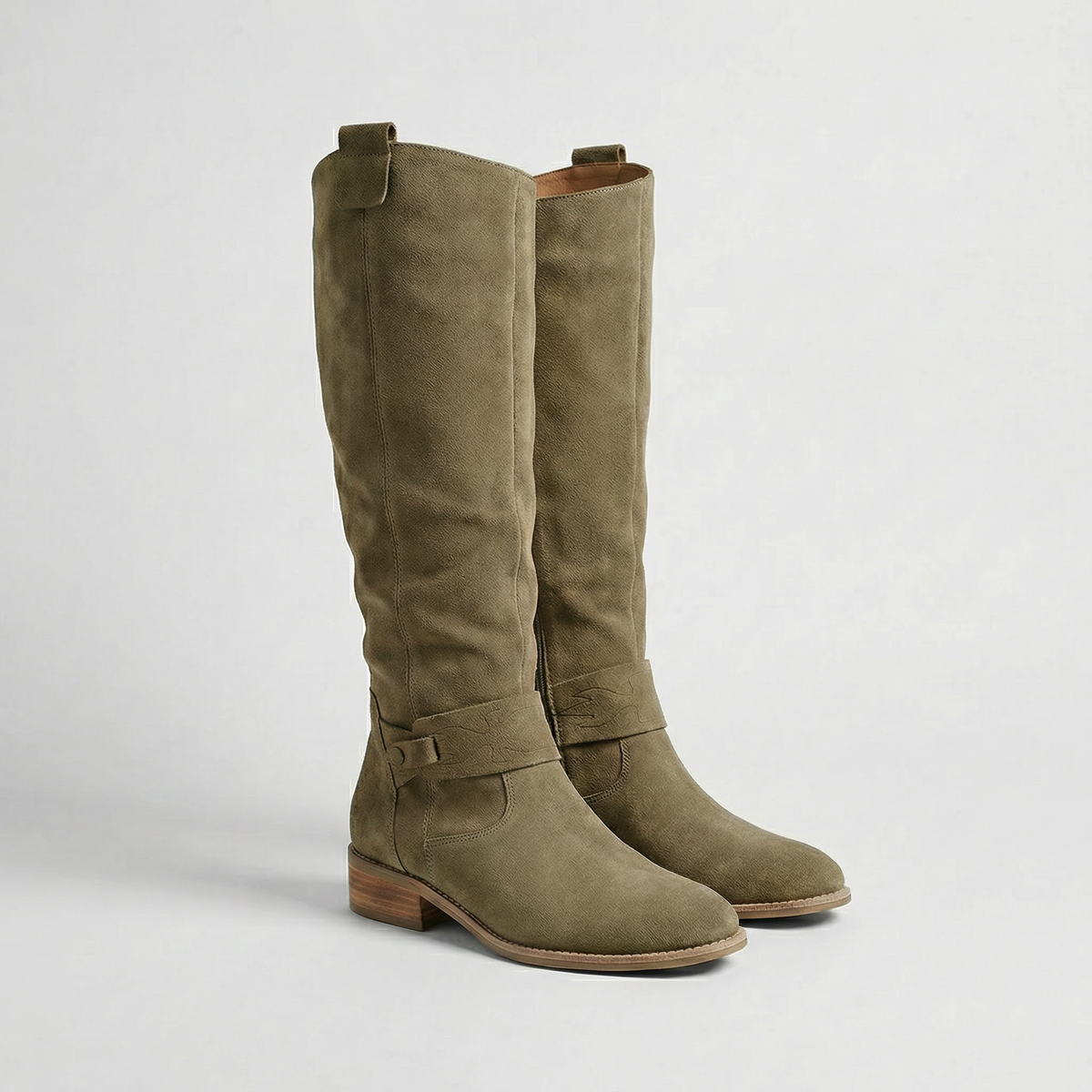 Maëlle | Bottes Souples Effet Suédine Femme
