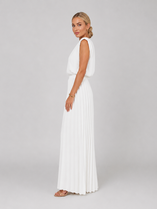 Alix | Ensemble Top et Pantalon Large Plissé Femme