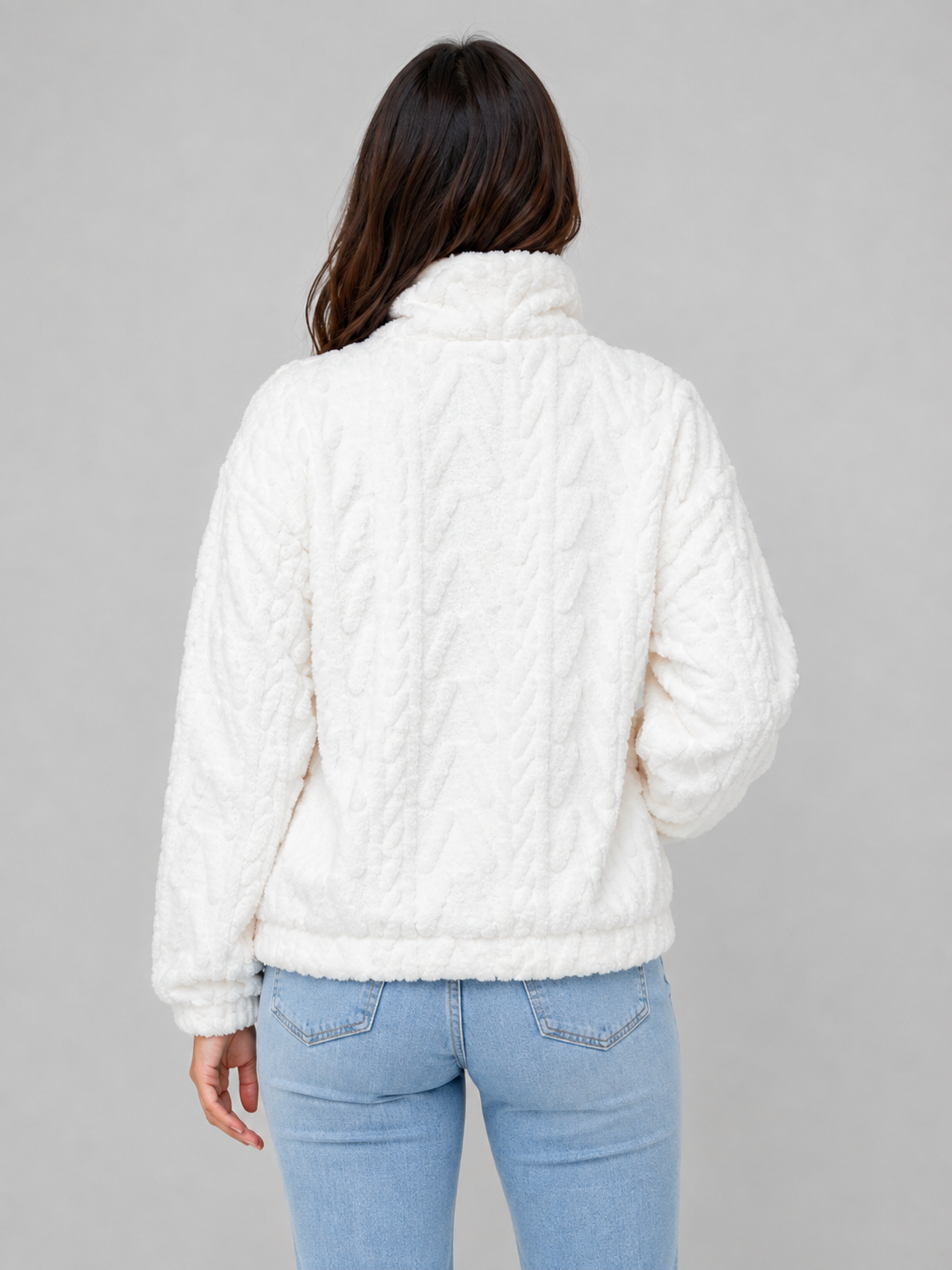 Naïs | Polaire Peluche Demi-Zip