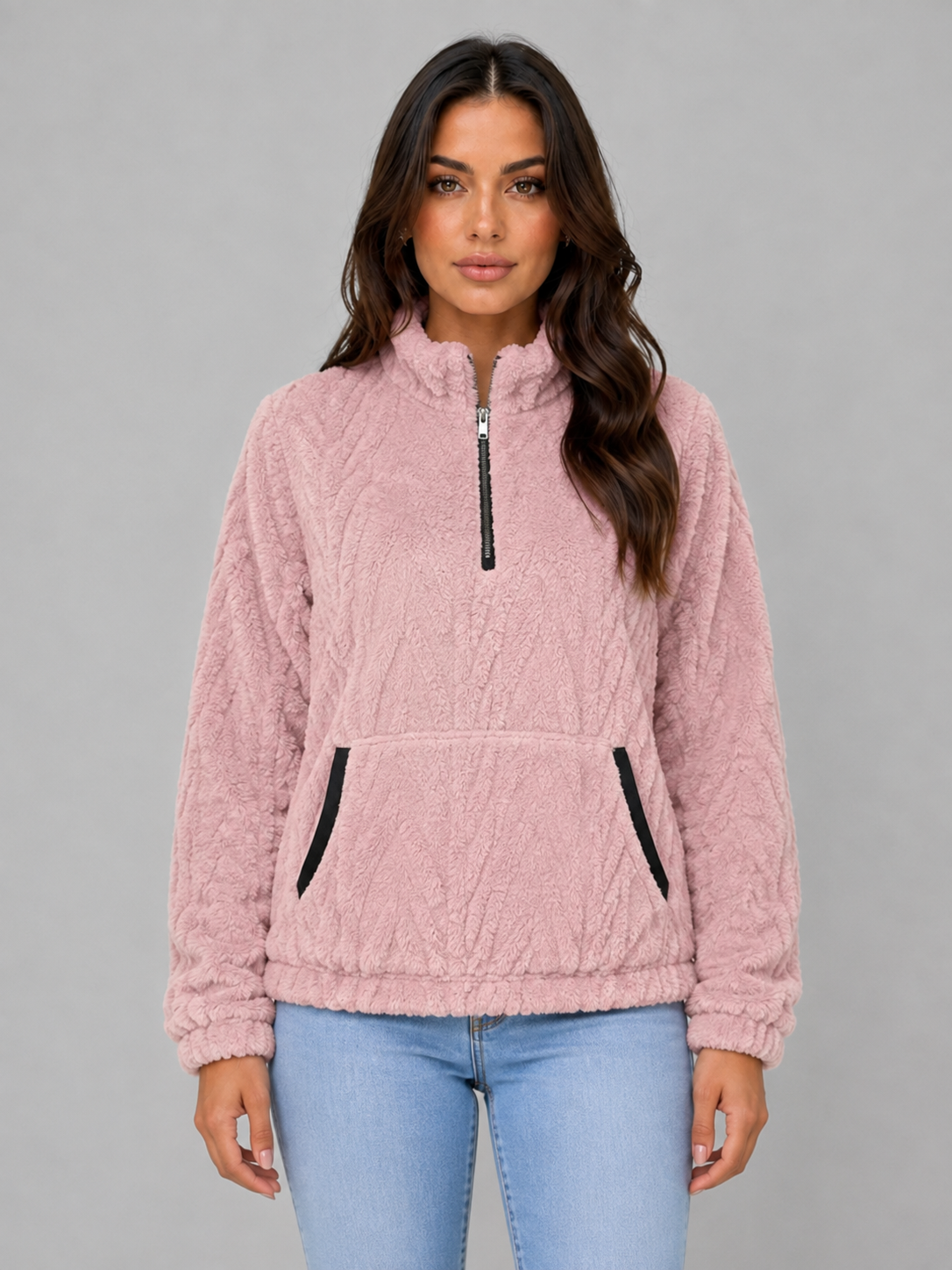 Naïs | Polaire Peluche Demi-Zip