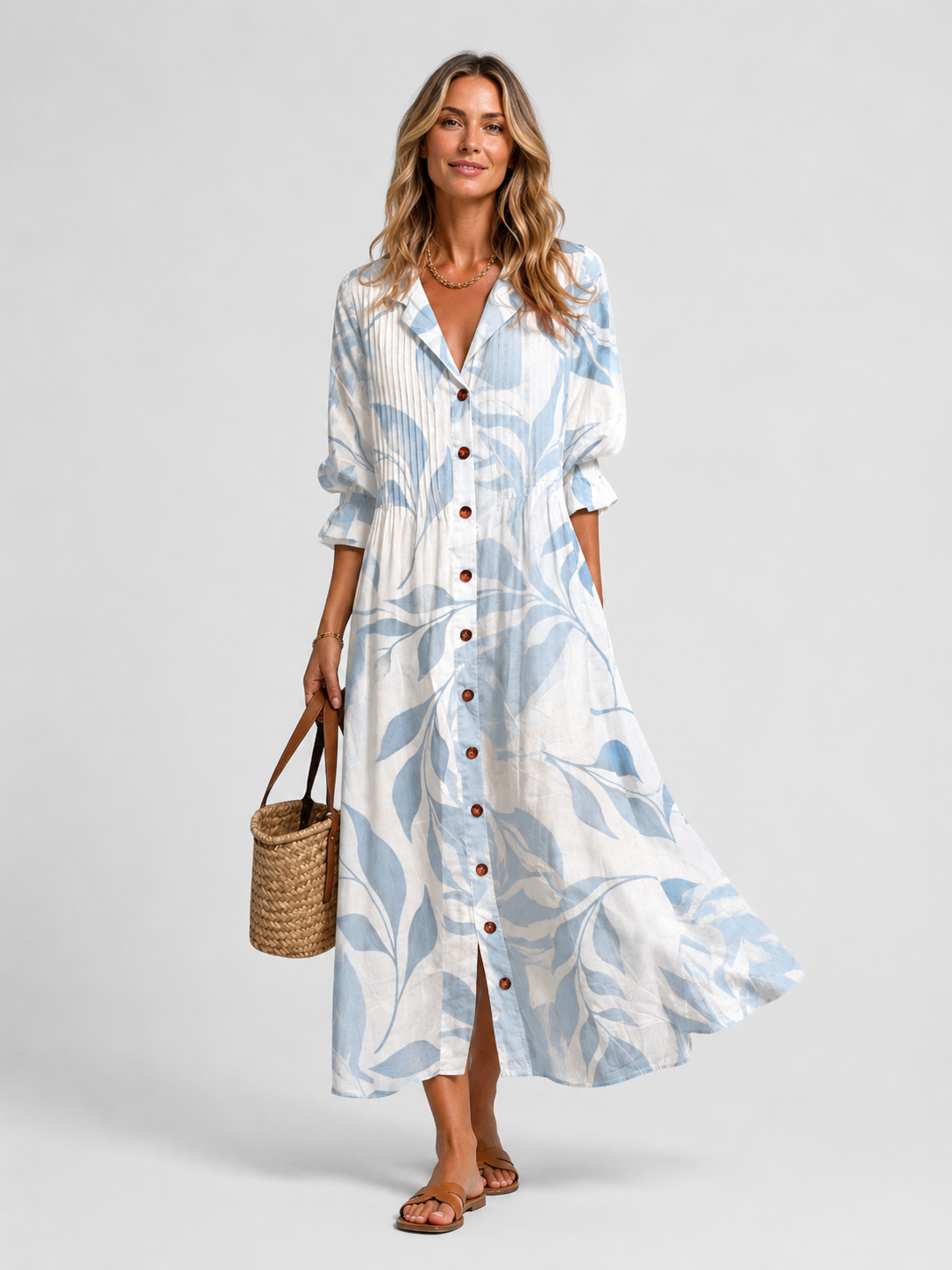 Rachel | Robe Chemise Imprimée