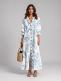 Célia | Robe Maxi Chemise