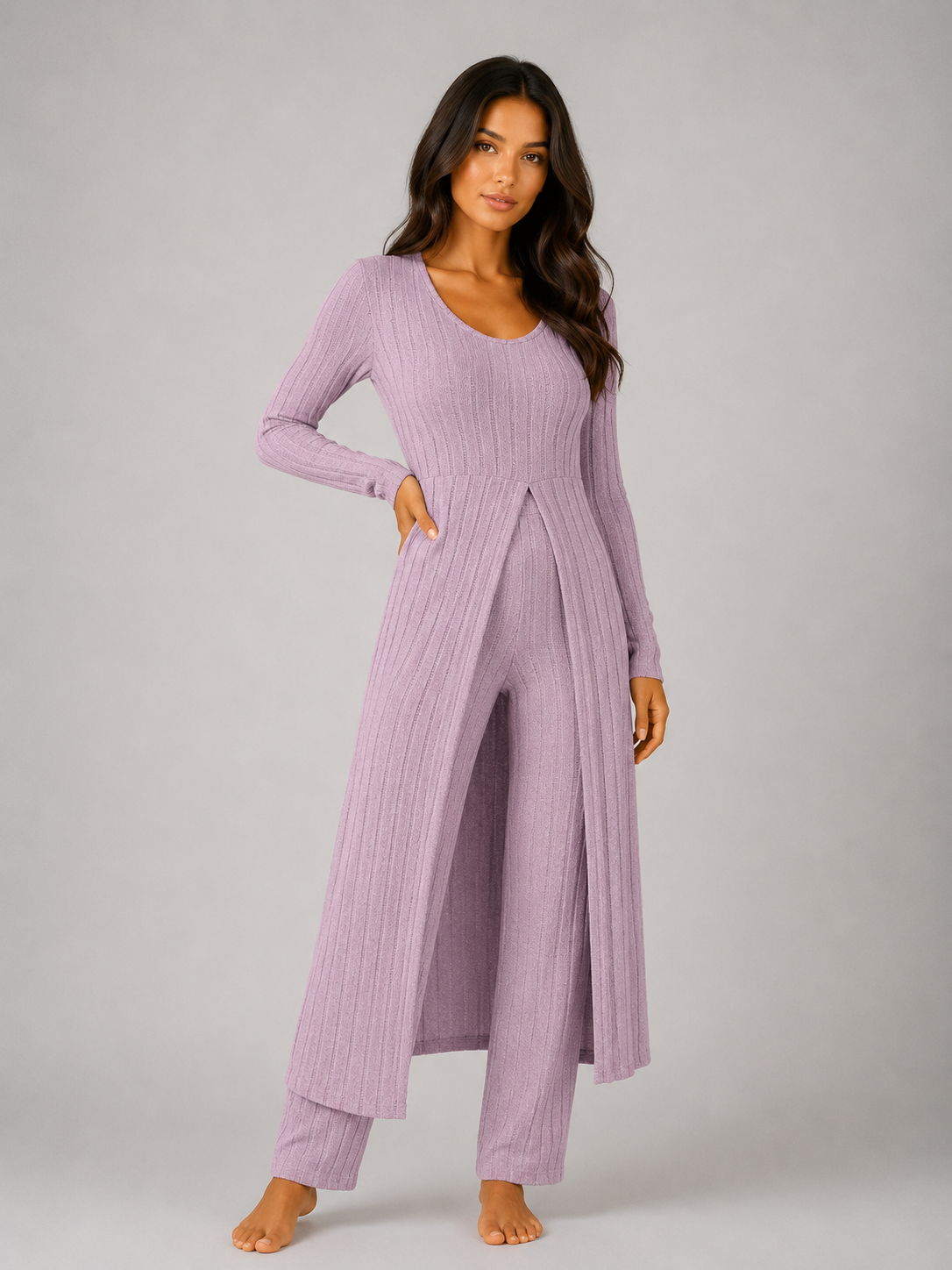 Olympe | Ensemble Côtelé Relaxed Fit