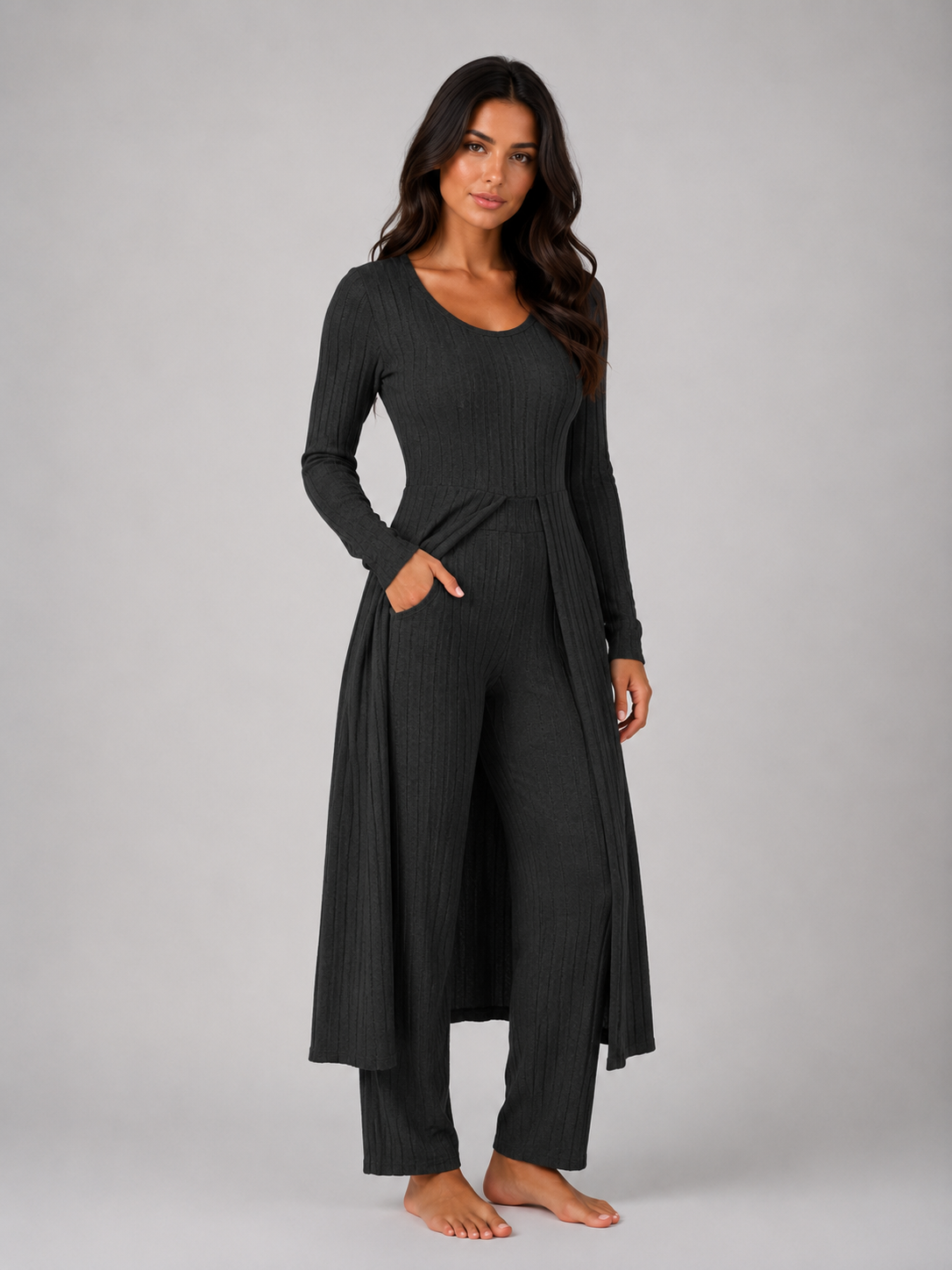 Olympe | Ensemble Côtelé Relaxed Fit