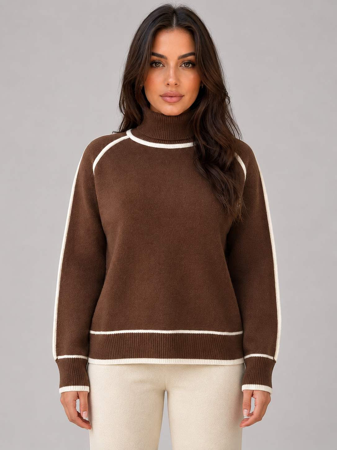 Christelle | Pull Col Roulé Relaxed Fit