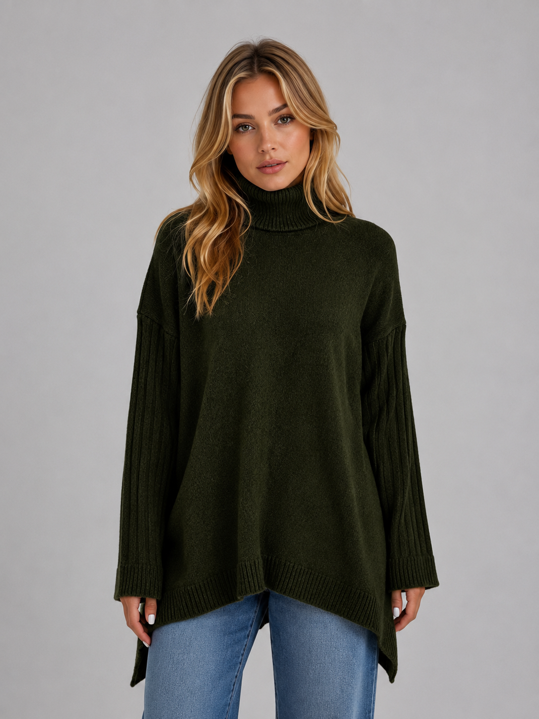 Sophie | Pull Col Roulé Oversize