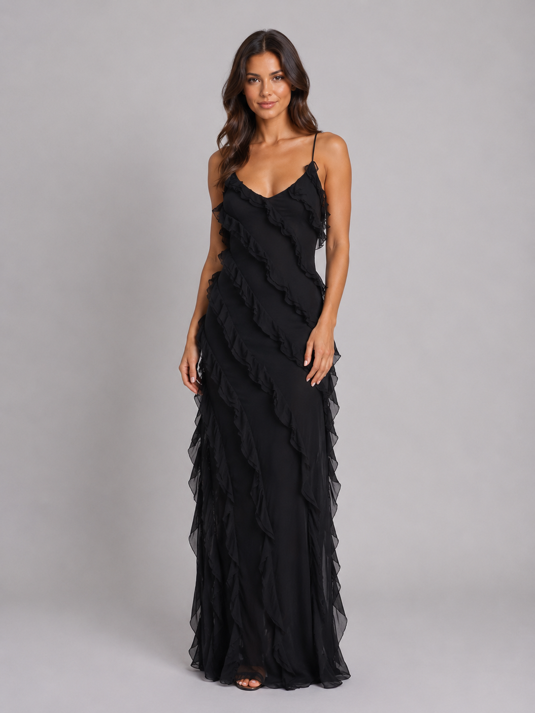 Ida | Robe Maxi Volantée
