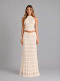 Hélène | Ensemble Maxi Deux Pièces Texturé Femme