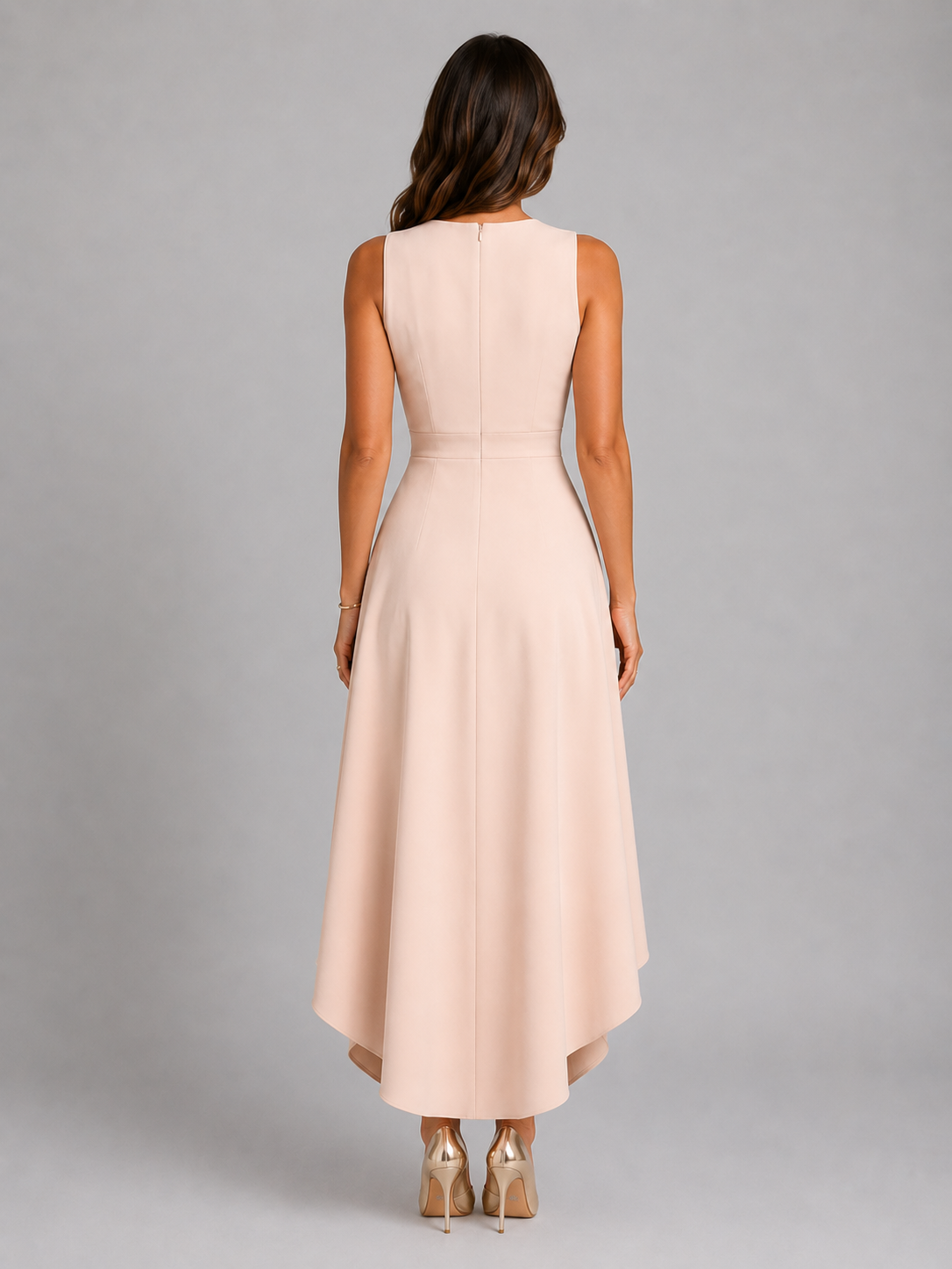 Élise | Robe Maxi Cache-Cœur Col V Femme