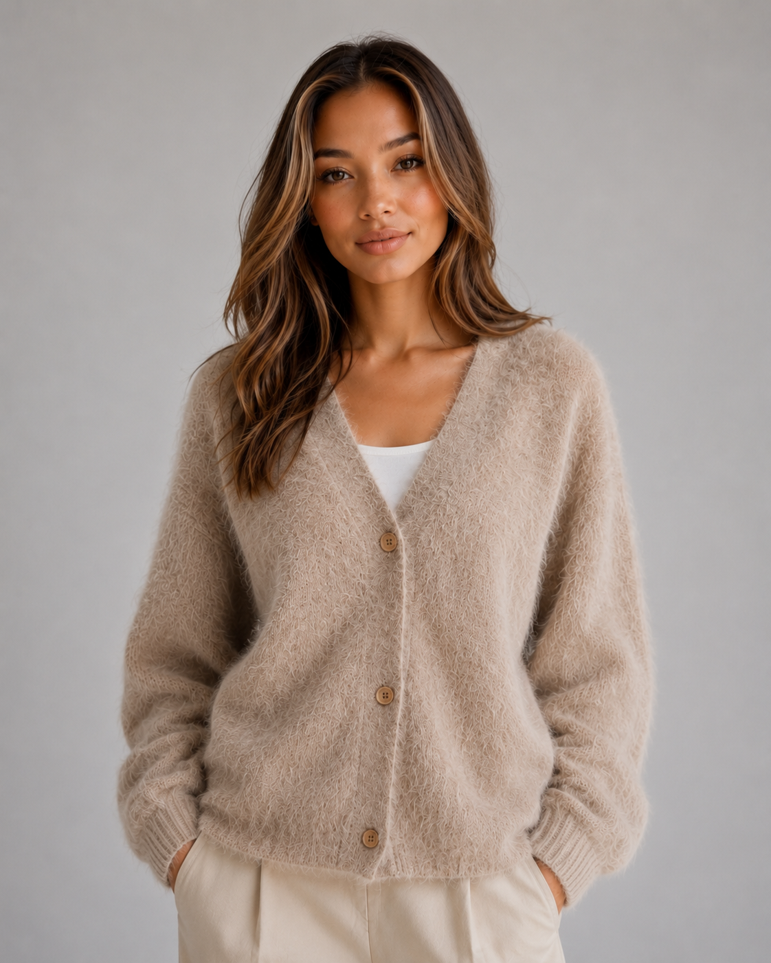 Ursuline | Gilet Moelleux Col en V