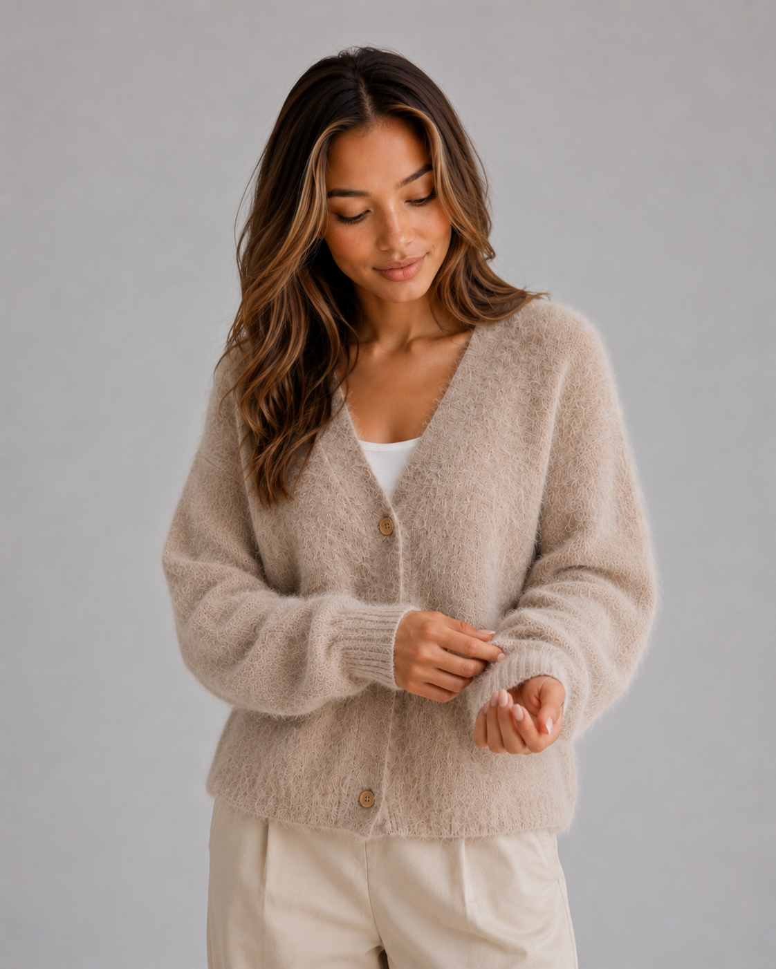 Ursuline | Gilet Moelleux Col en V