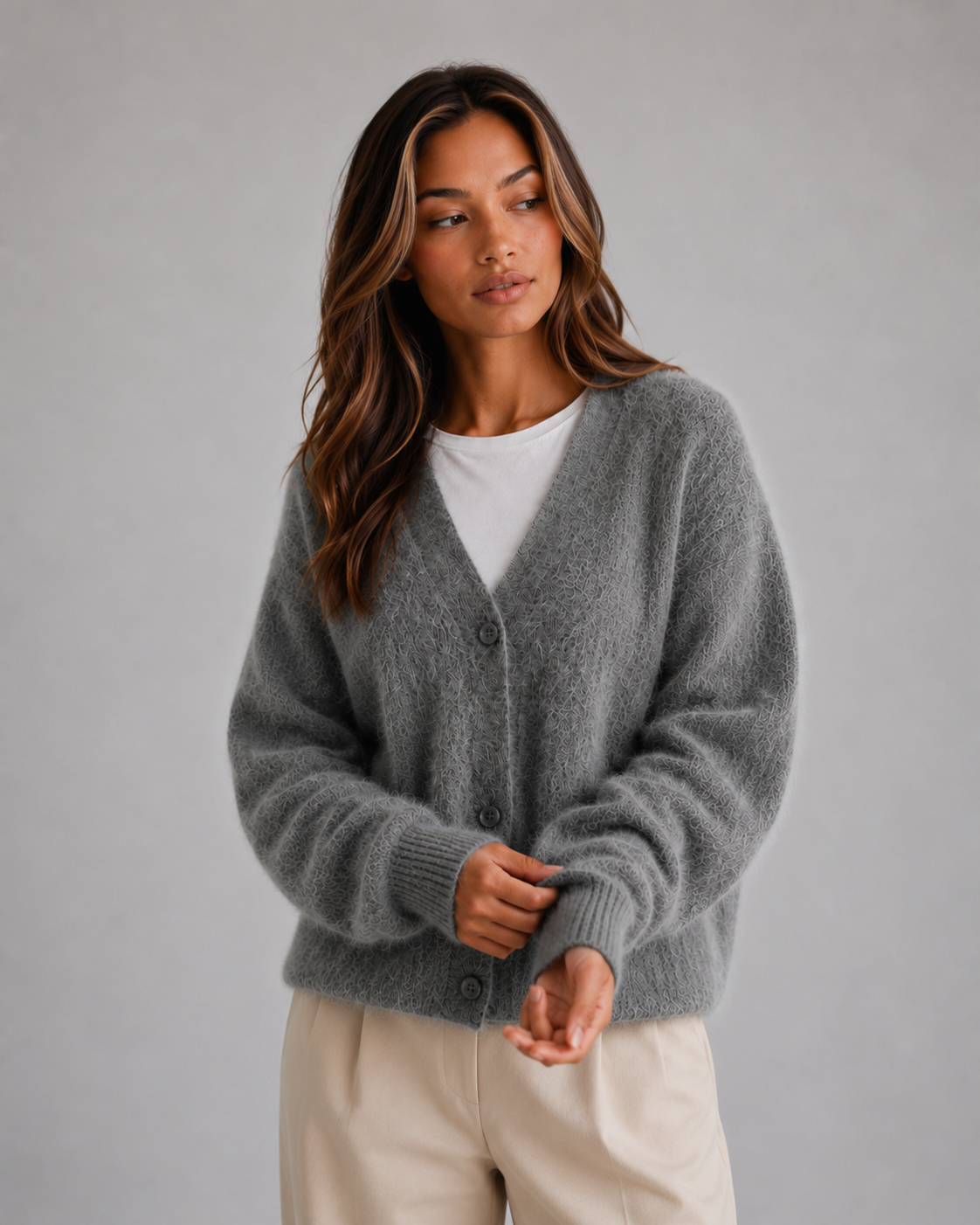 Ursuline | Gilet Moelleux Col en V