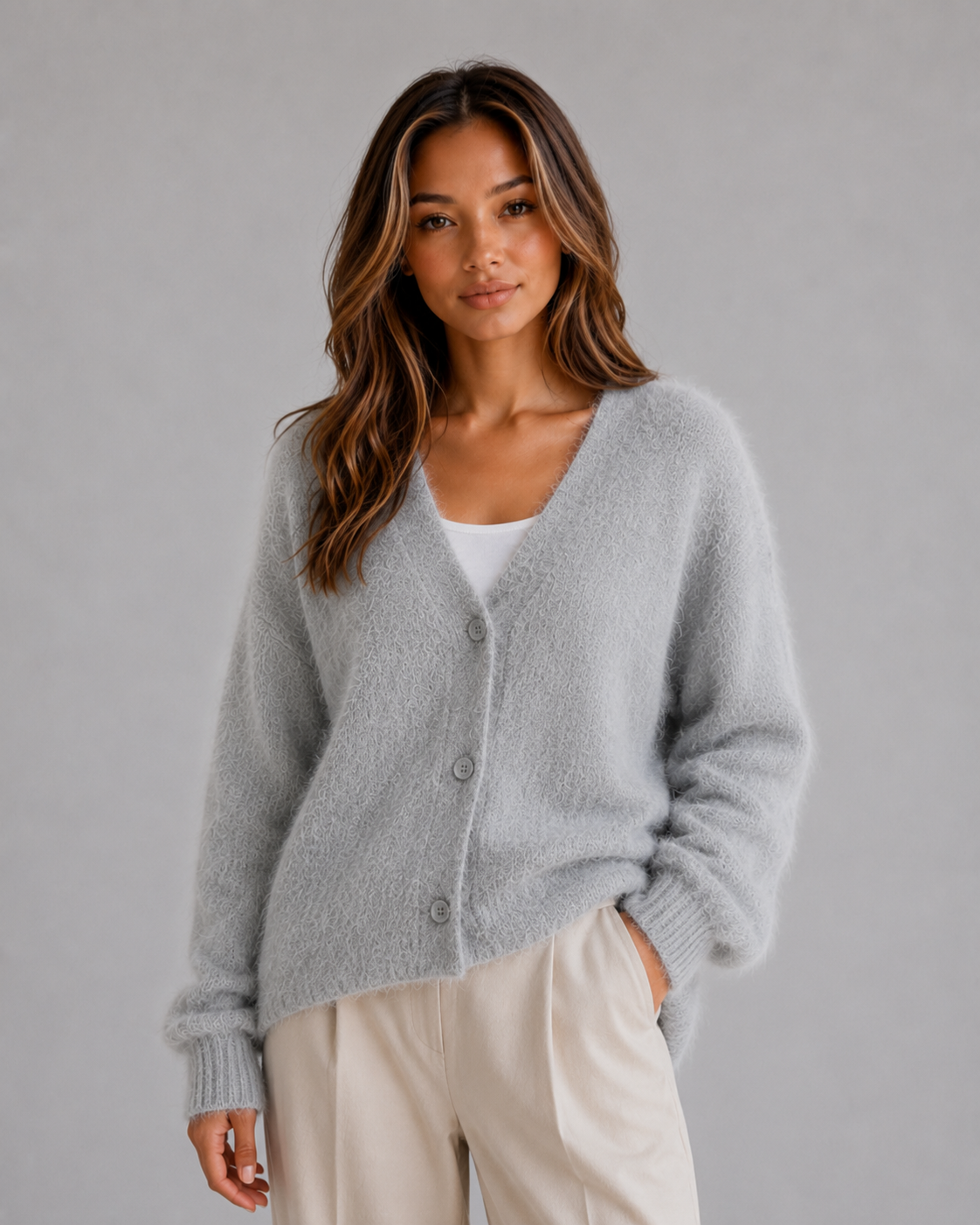 Ursuline | Gilet Moelleux Col en V