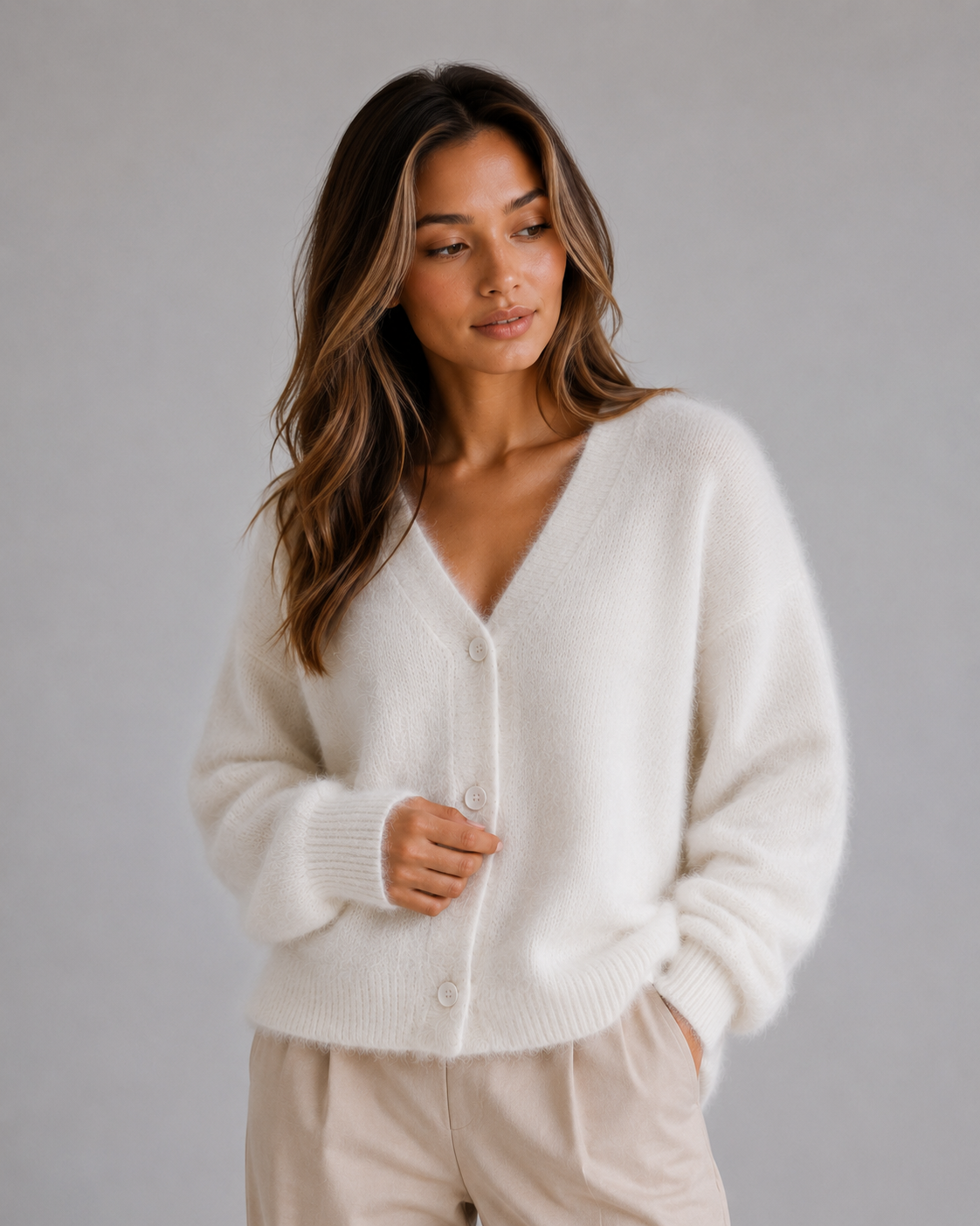 Ursuline | Gilet Moelleux Col en V