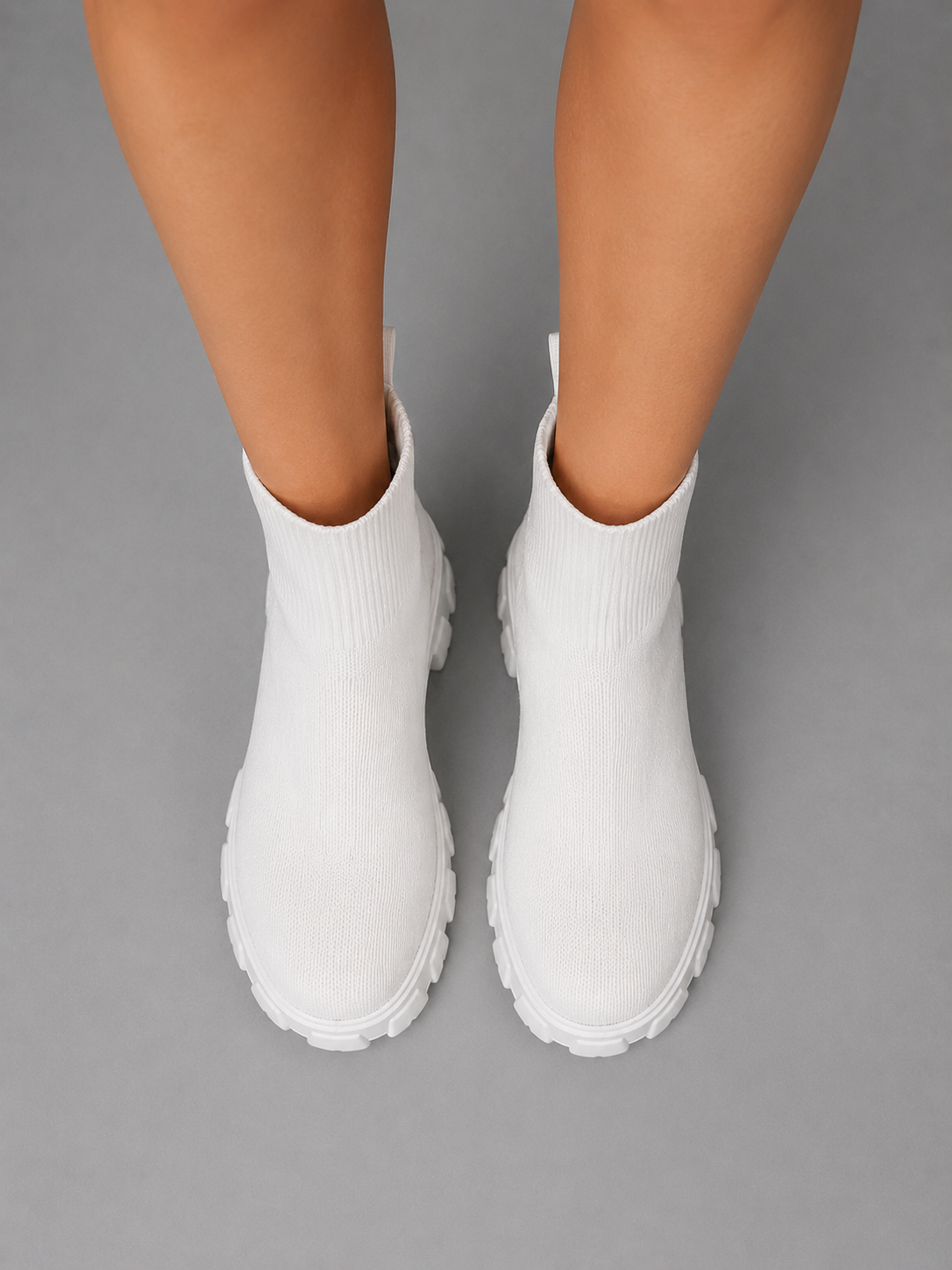 Douce | Sock Boots Semelle Chunky