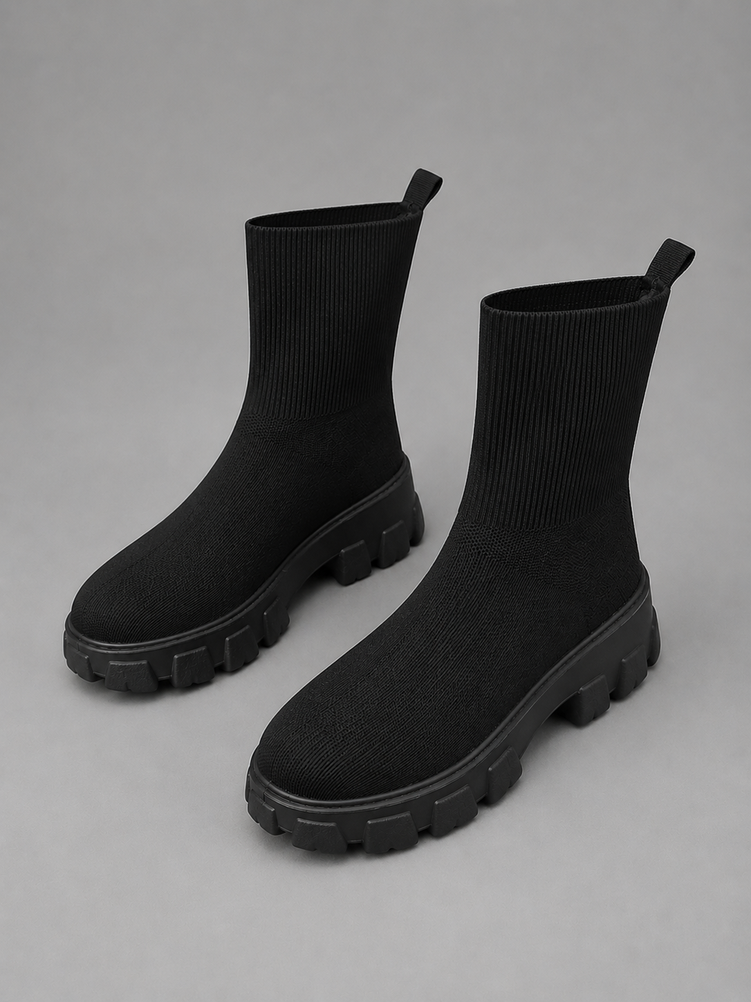 Douce | Sock Boots Semelle Chunky