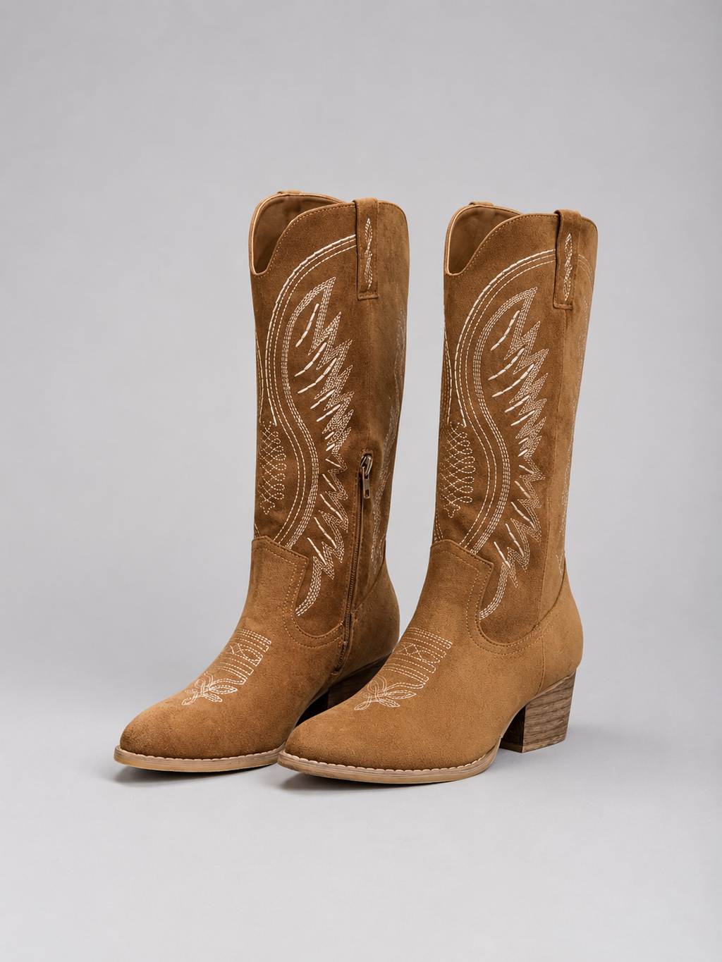 Perrine | Bottes Cowboy Suédine Femme