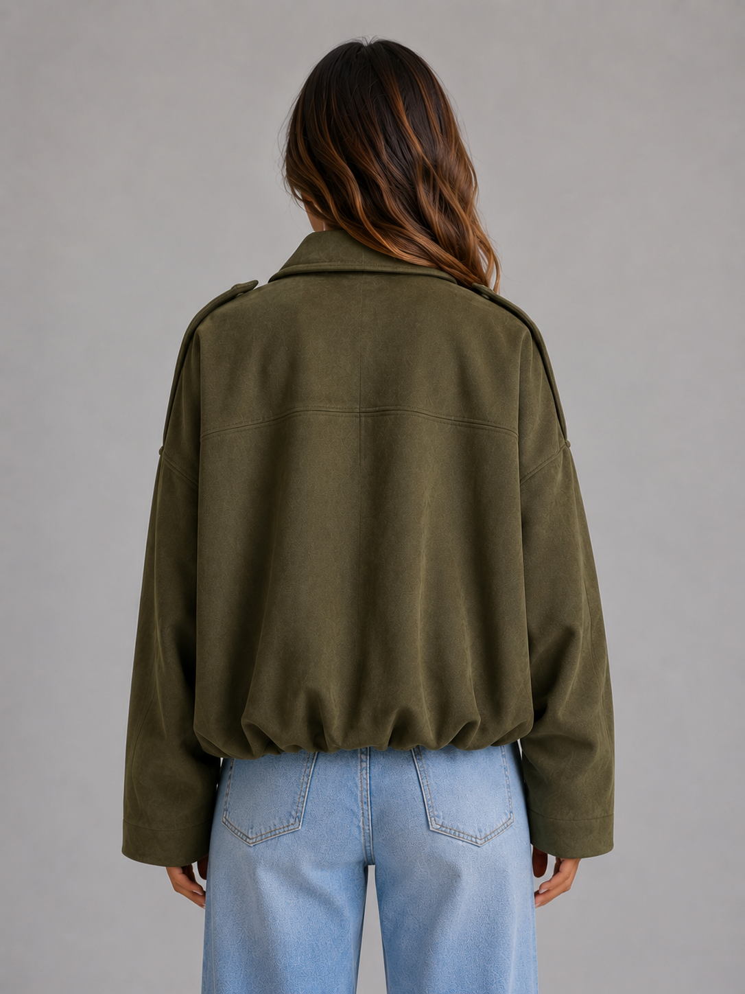 Symphorine | Blouson Bomber Aspect Suédine