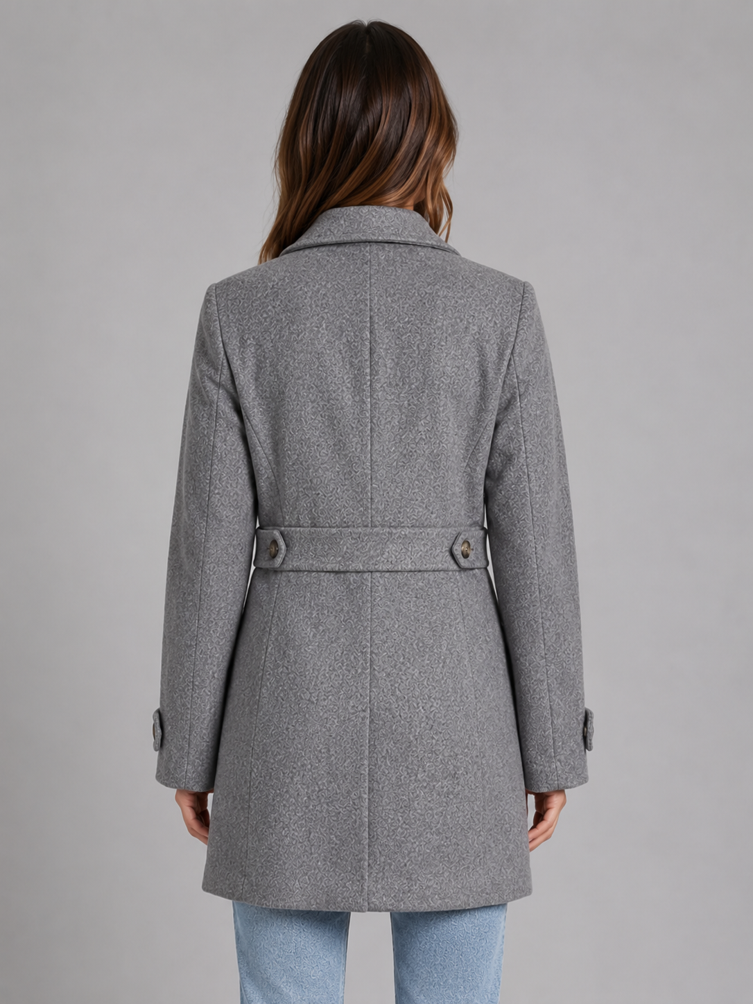 Philomène | Manteau Tailleur Long Boutonné