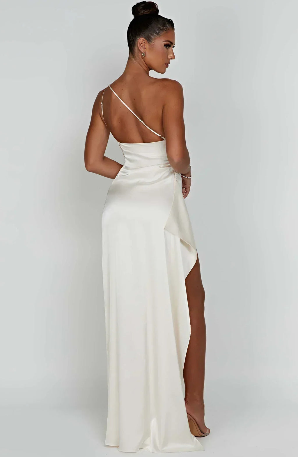 Salomé | Robe Maxi Asymétrique Une Épaule Femme