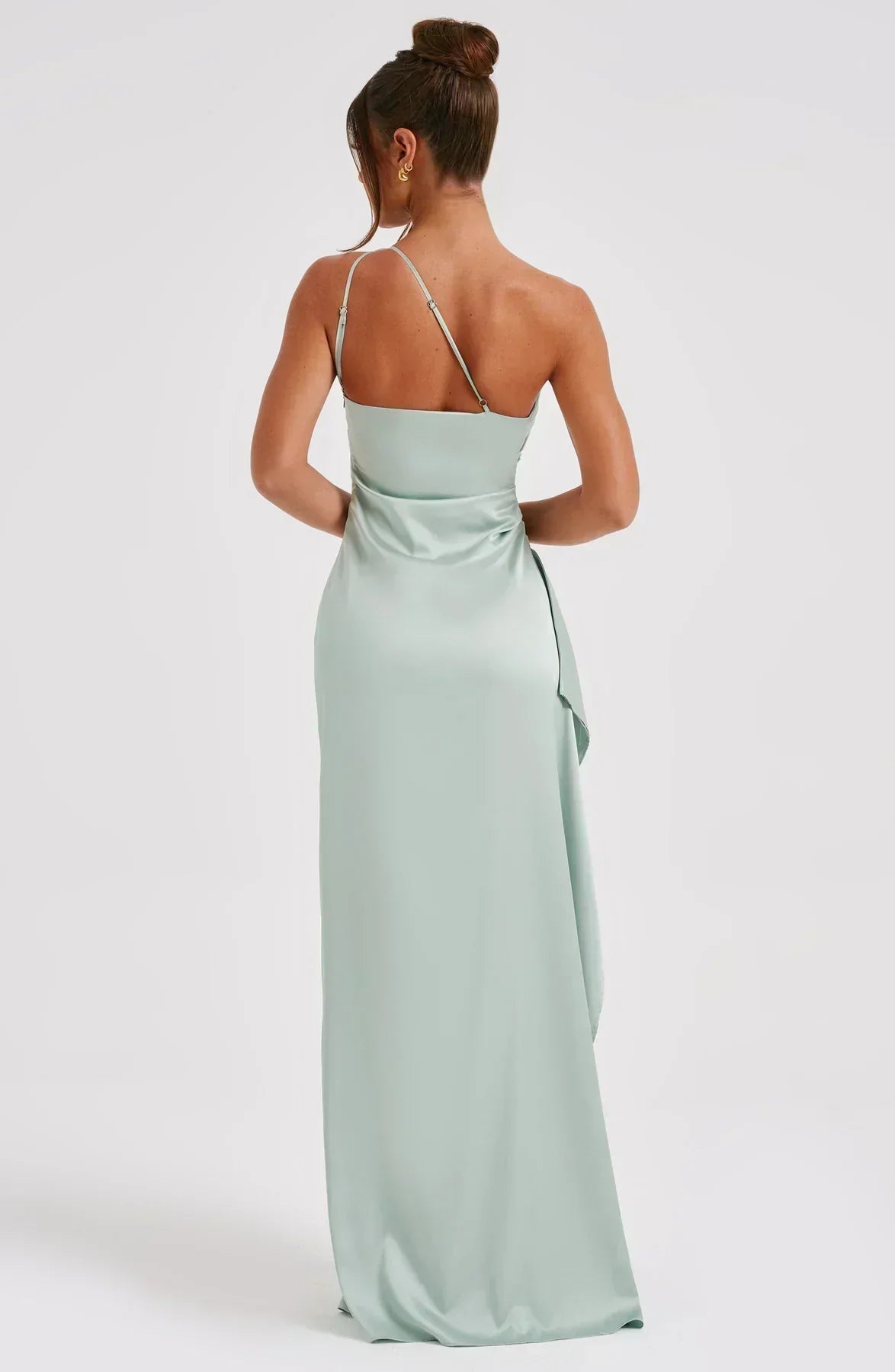 Salomé | Robe Maxi Asymétrique Une Épaule Femme