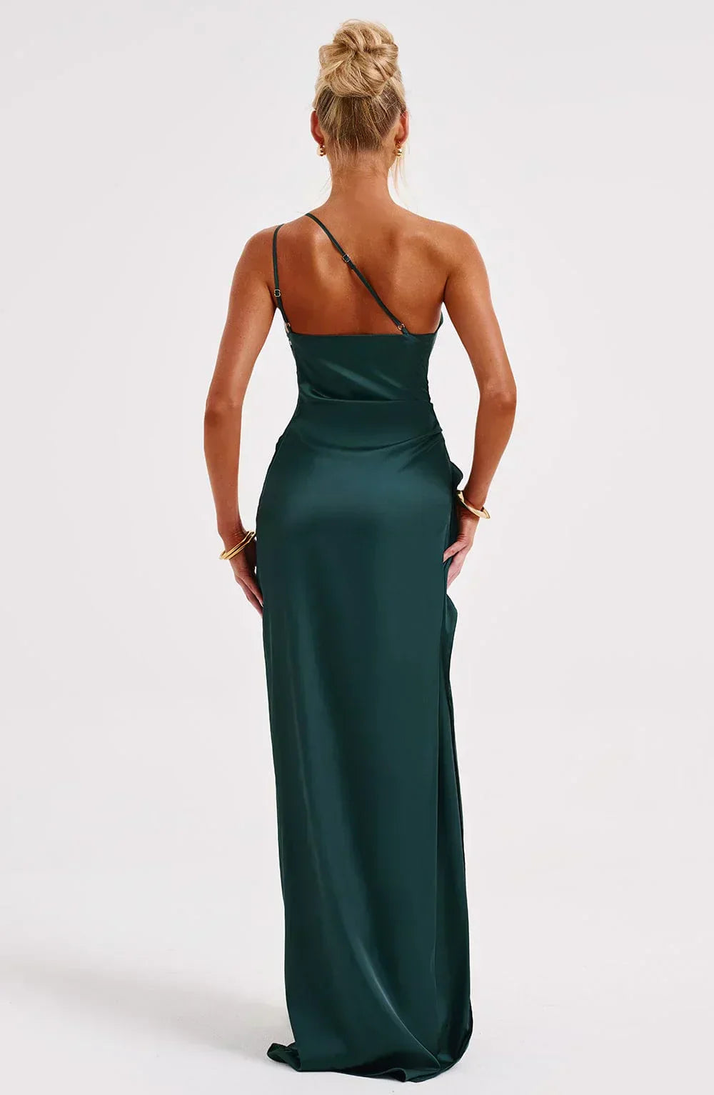 Salomé | Robe Maxi Asymétrique Une Épaule Femme