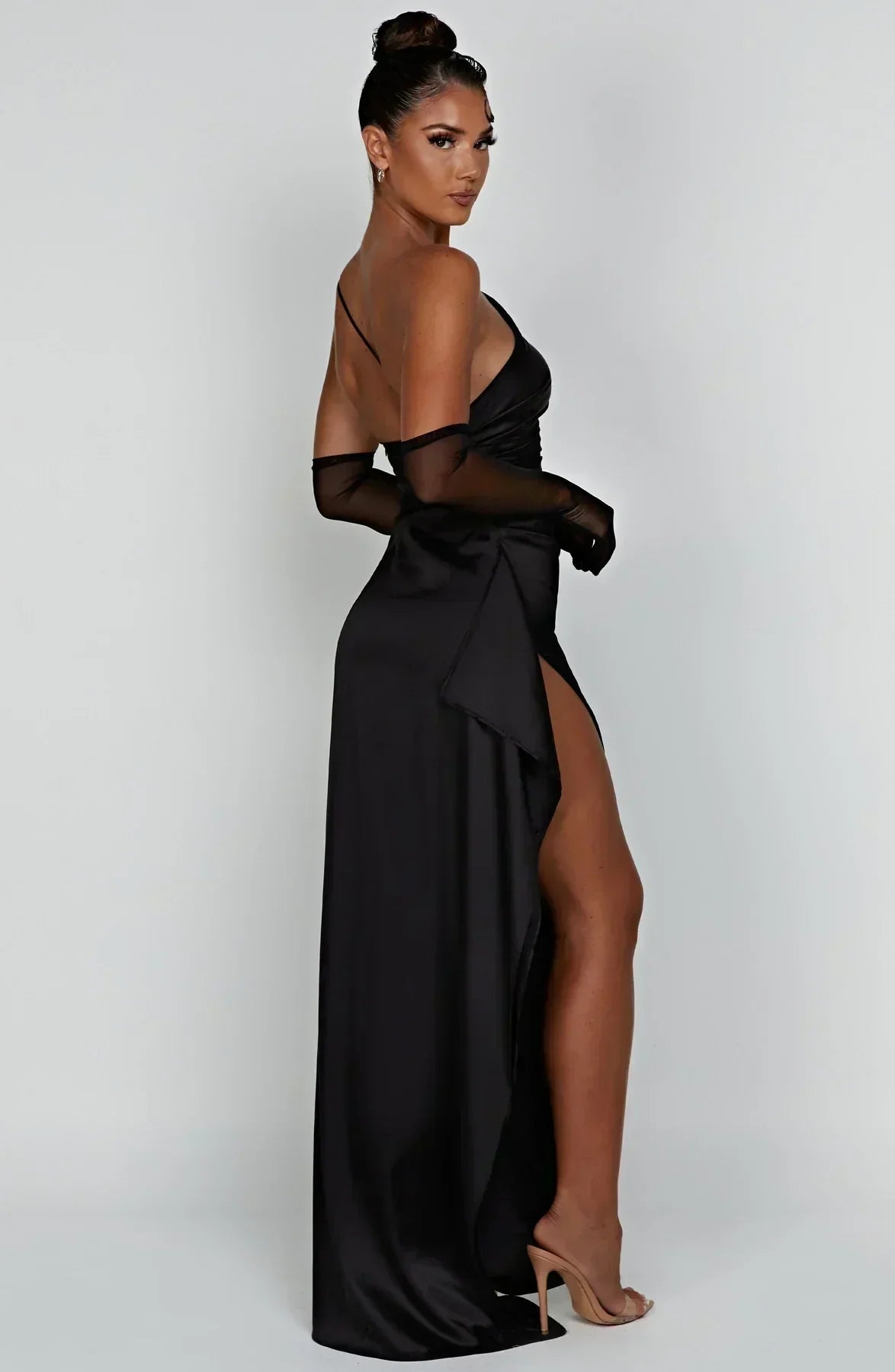 Salomé | Robe Maxi Asymétrique Une Épaule Femme