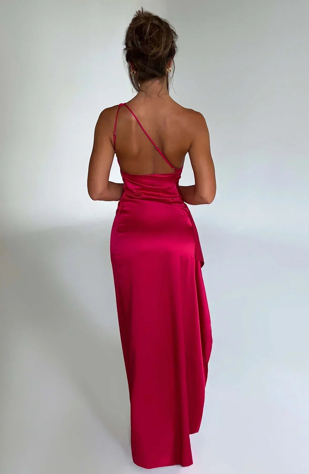 Salomé | Robe Maxi Asymétrique Une Épaule Femme