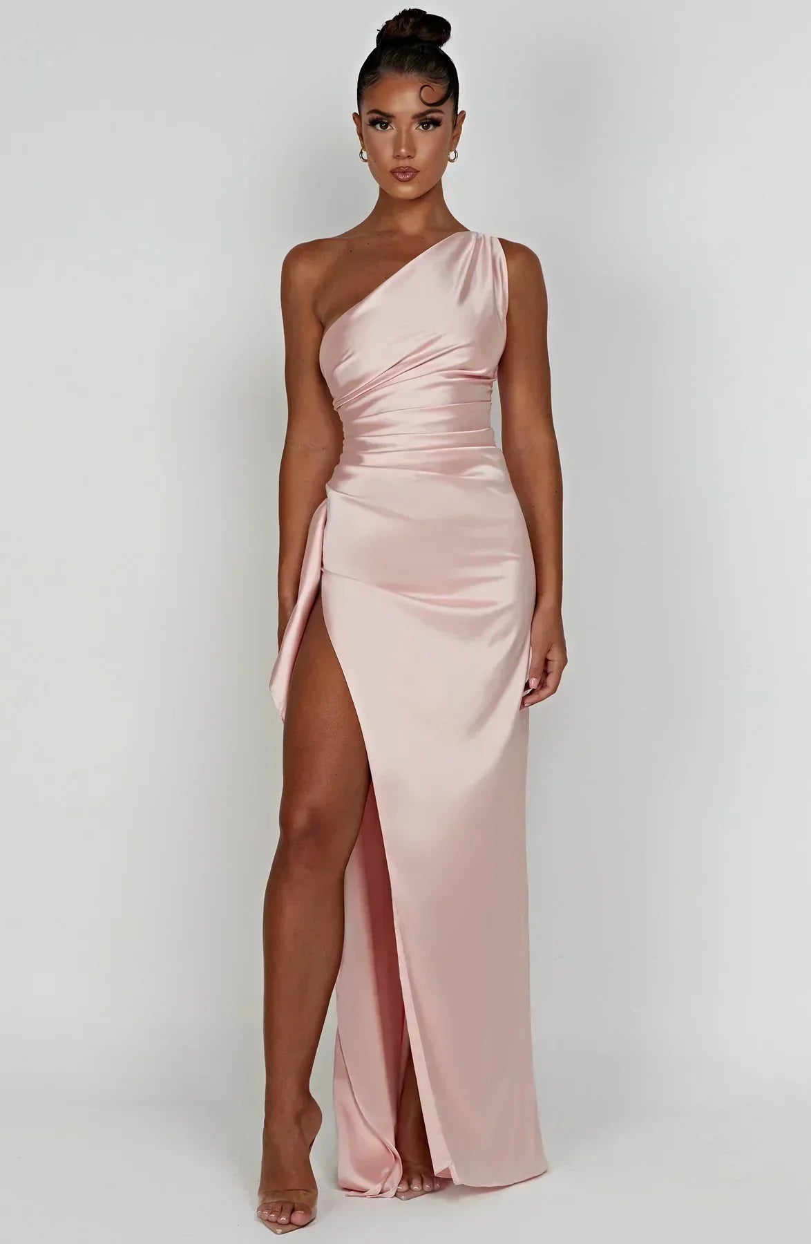 Salomé | Robe Maxi Asymétrique Une Épaule Femme