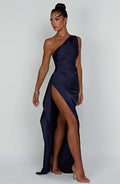 Salomé | Robe Maxi Asymétrique Une Épaule Femme