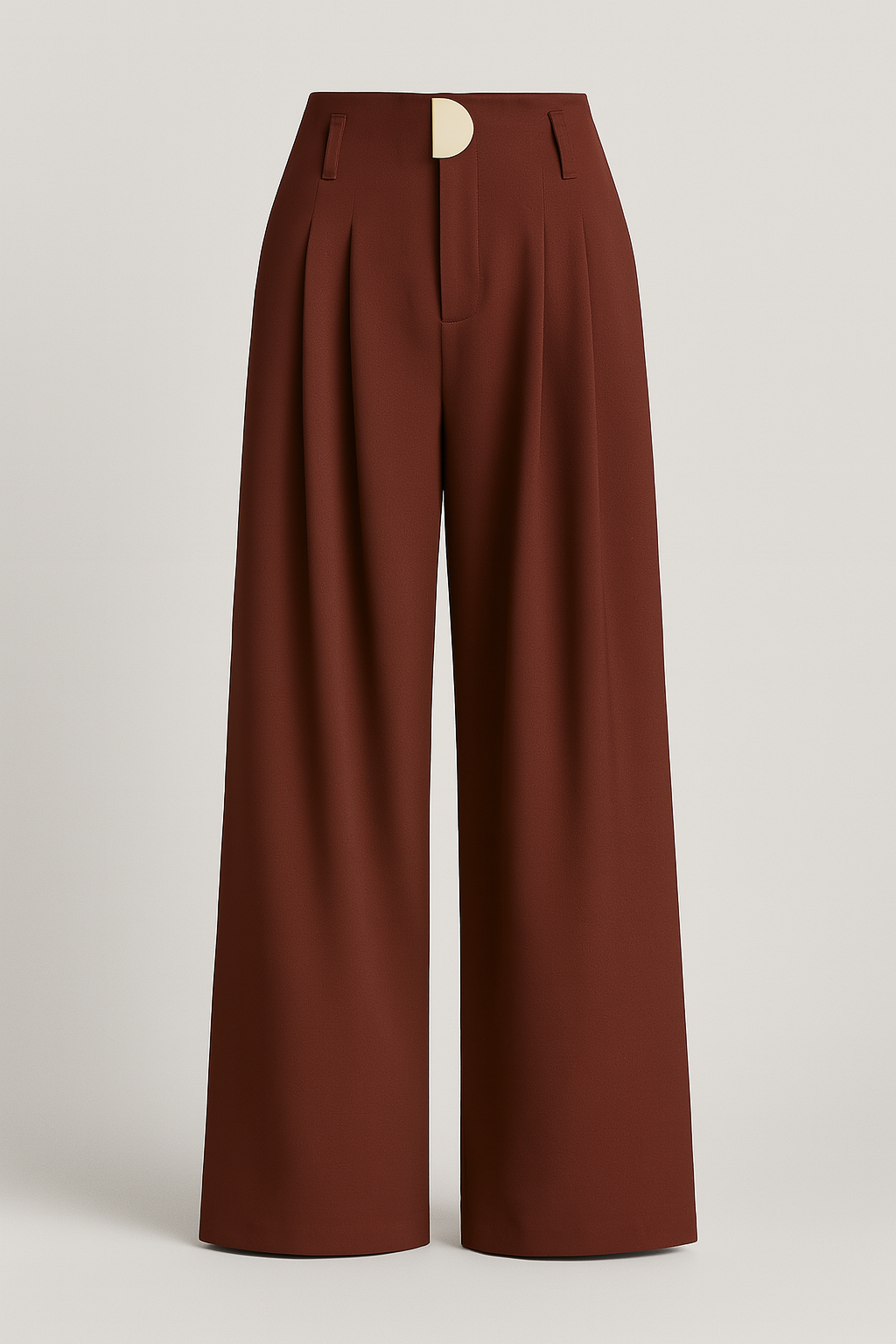 Colombe | Pantalon Large Taille Haute Plissé