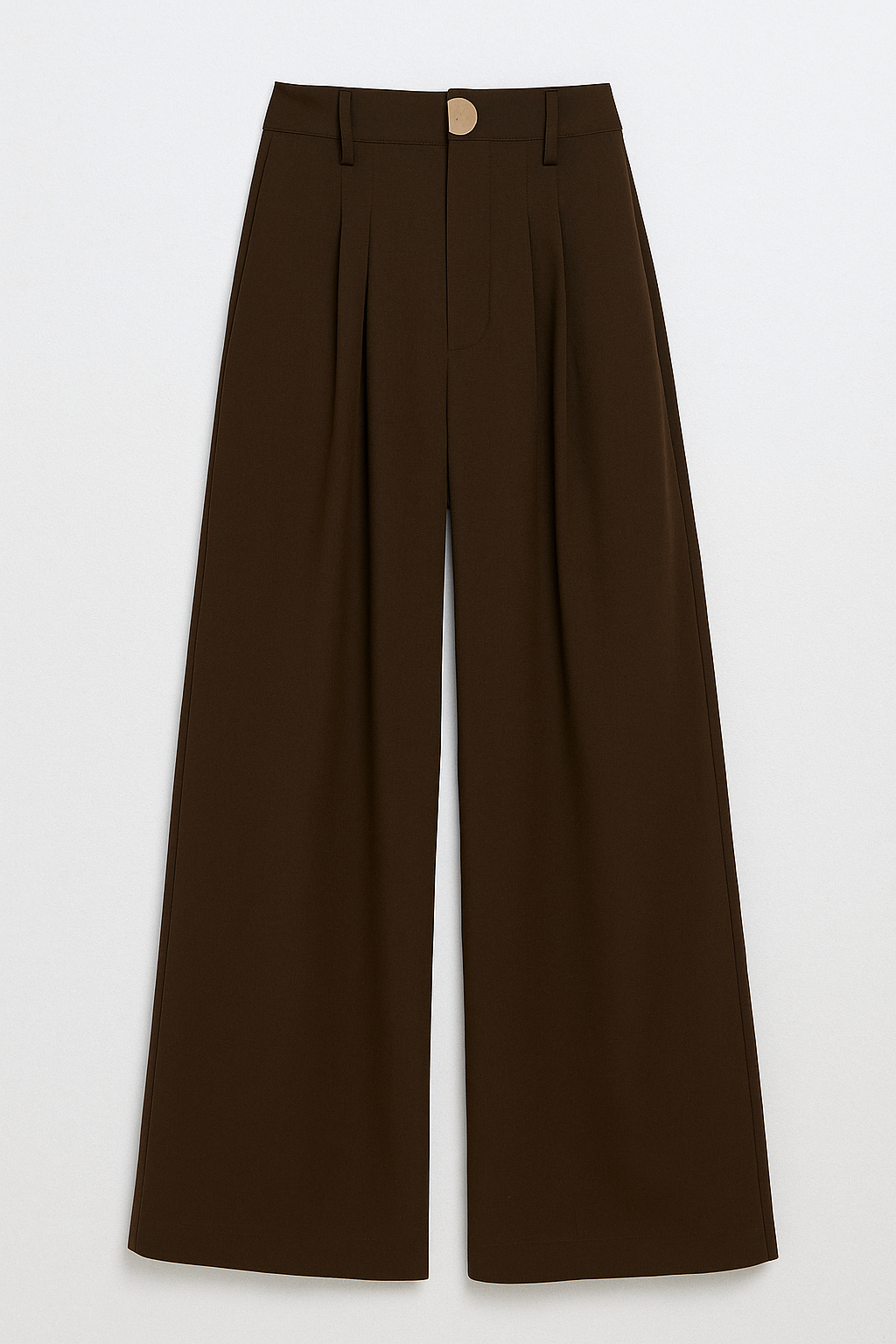 Colombe | Pantalon Large Taille Haute Plissé