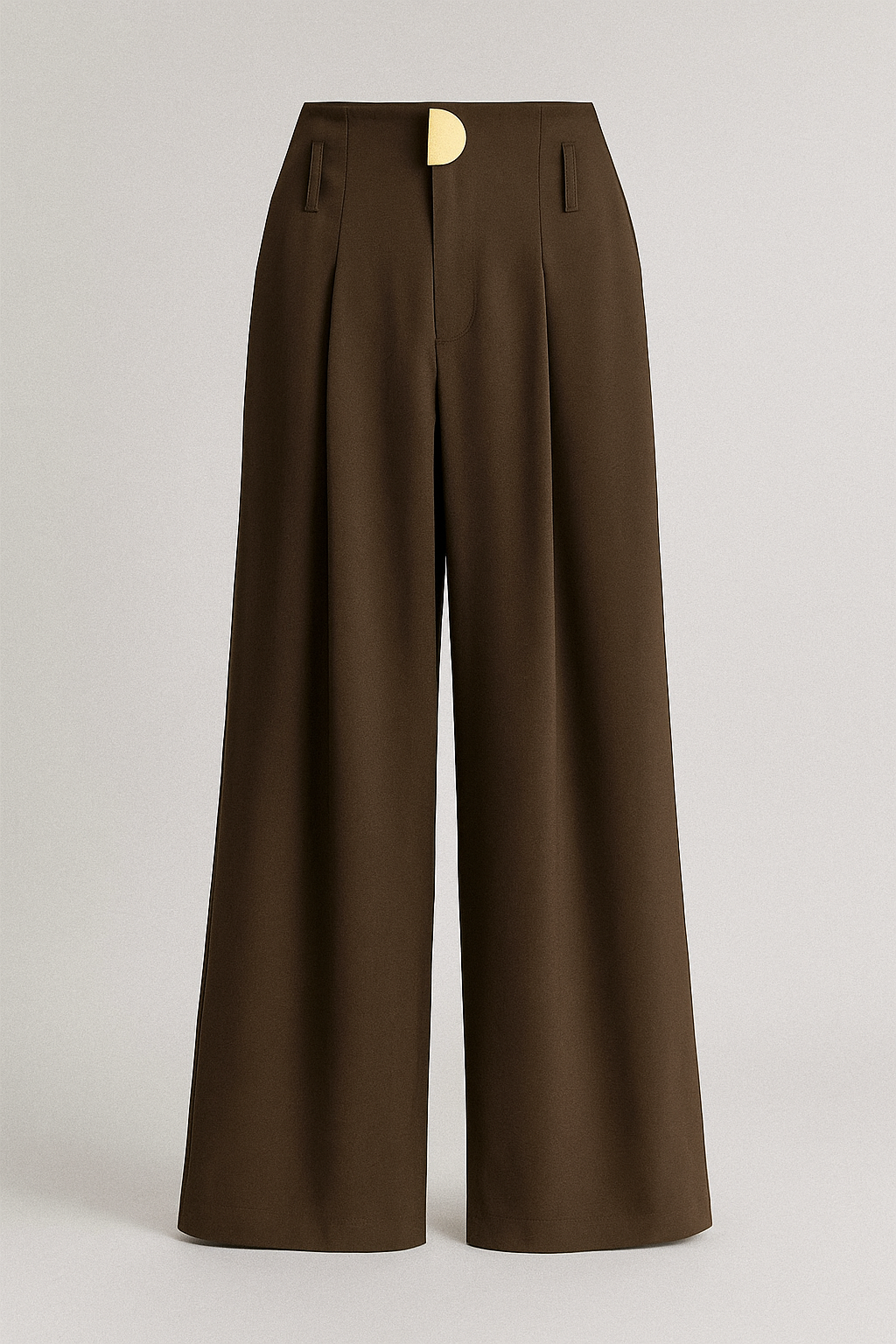 Colombe | Pantalon Large Taille Haute Plissé