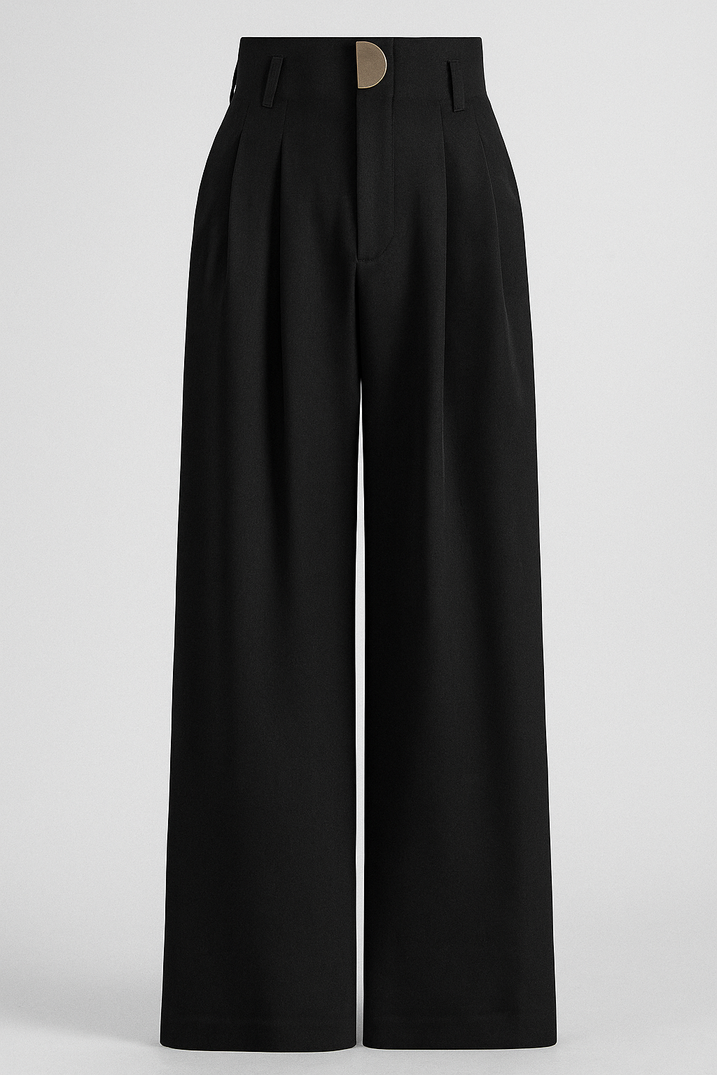 Colombe | Pantalon Large Taille Haute Plissé