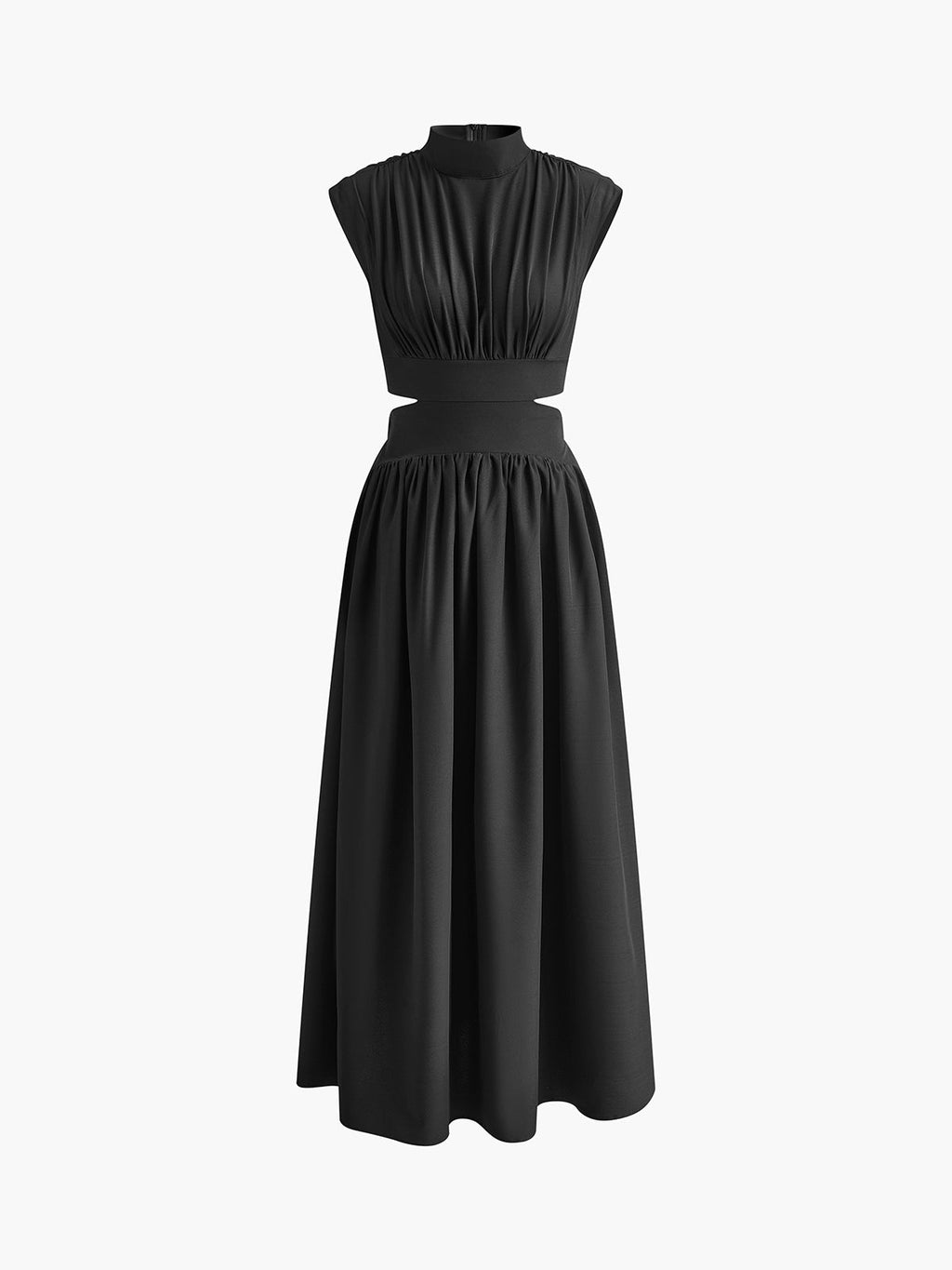Inès | Robe Maxi Col Montant Femme