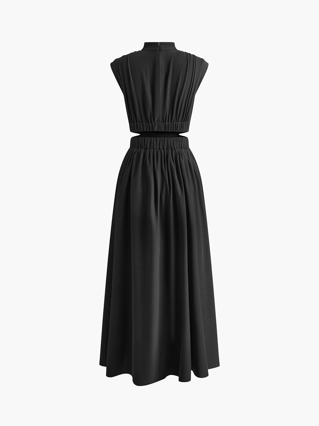 Inès | Robe Maxi Col Montant Femme