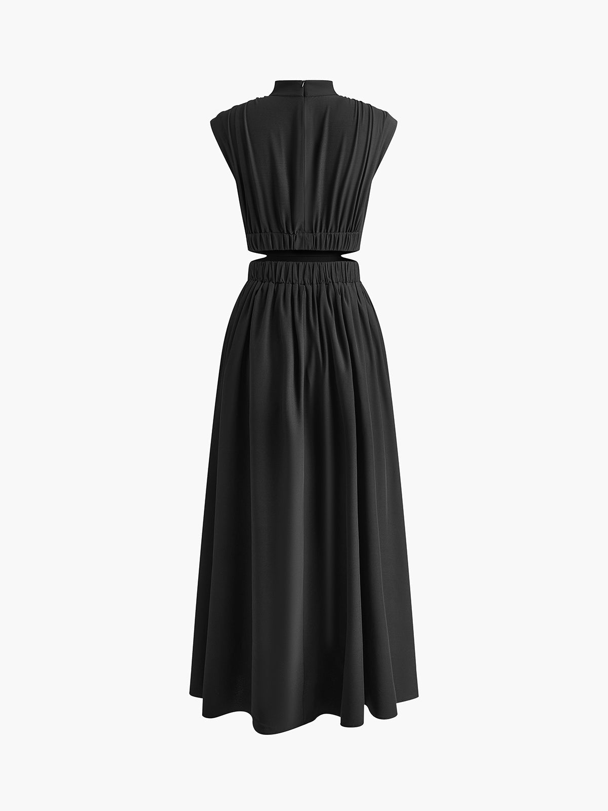 Inès | Robe Maxi Col Montant Femme