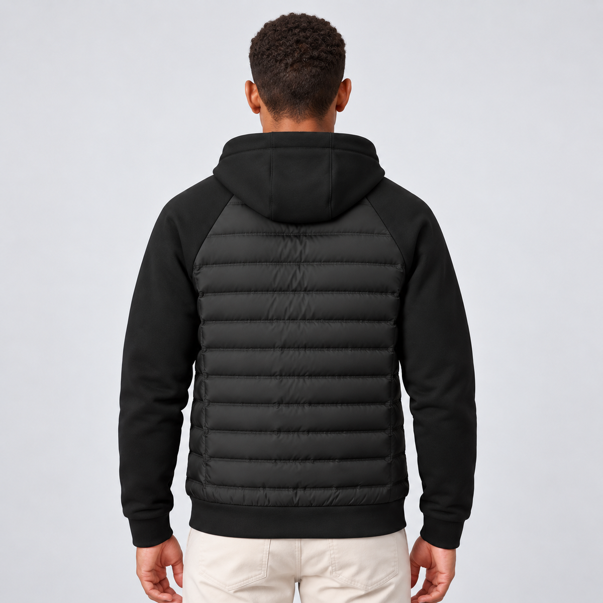 Gatien | Blouson Matelassé Zippé à Capuche
